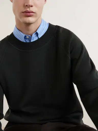 Margaret Howell MHL. Merino Wool Sweatshirt - Men | Thumbnail 5