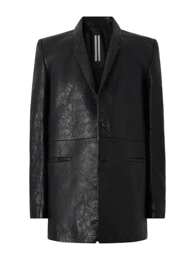 Rick Owens Concordian Textured-Leather Jacket - Men