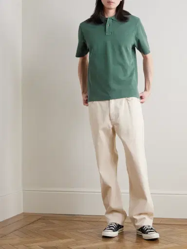Corridor Garment-Dyed Cotton-Piqué Polo Shirt - Men | Thumbnail 2 Corridor Garment-Dyed Cotton-Piqué Polo Shirt - Men | Thumbnail 2