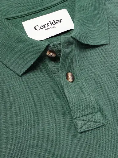 Corridor Garment-Dyed Cotton-Piqué Polo Shirt - Men | Thumbnail 4 Corridor Garment-Dyed Cotton-Piqué Polo Shirt - Men | Thumbnail 4