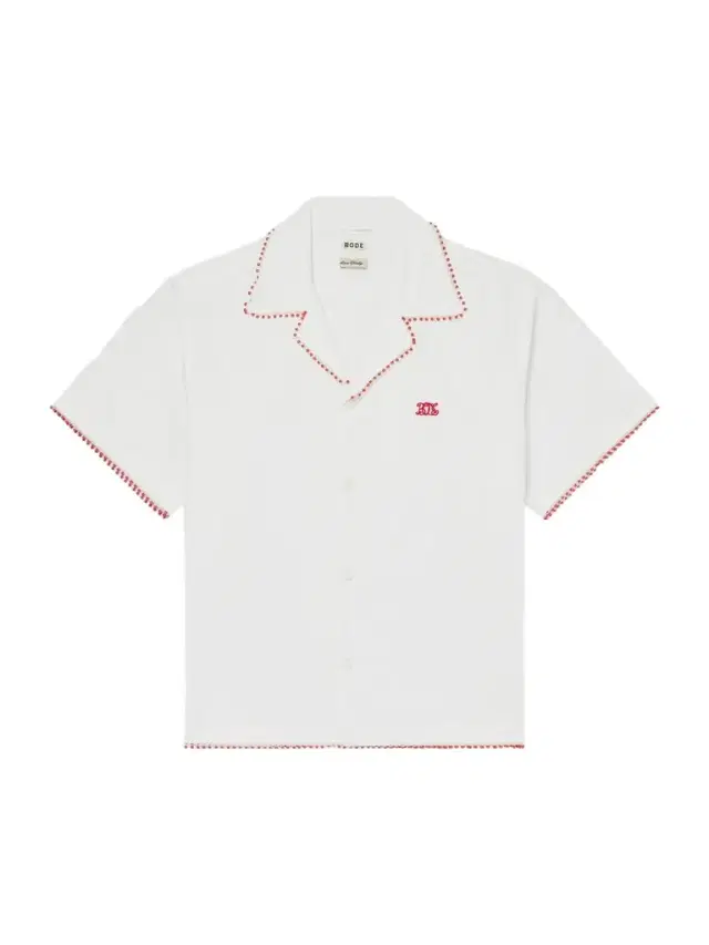 Redbud Camp-Collar Logo-Embroidered Cotton Shirt - Men