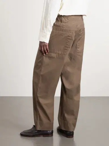 Margaret Howell Tapered Cotton-Blend Canvas Trousers - Men | Thumbnail 4 Margaret Howell Tapered Cotton-Blend Canvas Trousers - Men | Thumbnail 4