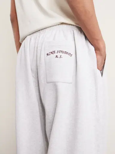 Acne Studios Prowser Oversized Wide-Leg Cotton-Blend Jersey Sweatpants - Men | Thumbnail 5 Acne Studios Prowser Oversized Wide-Leg Cotton-Blend Jersey Sweatpants - Men | Thumbnail 5