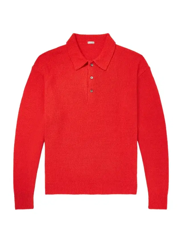 Washed Silk Polo Shirt - Men