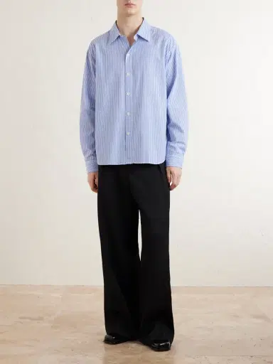mfpen Generous Striped Cotton Shirt - Men | Thumbnail 2 mfpen Generous Striped Cotton Shirt - Men | Thumbnail 2