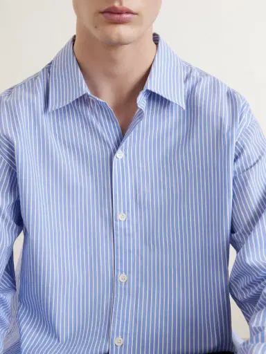 mfpen Generous Striped Cotton Shirt - Men | Thumbnail 5 mfpen Generous Striped Cotton Shirt - Men | Thumbnail 5