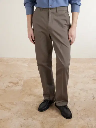dunhill Straight-Leg Cotton-Twill Chinos - Men | Thumbnail 3