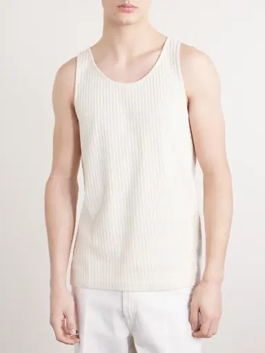 A Kind Of Guise Tomaso Ribbed Stretch-Cotton Jersey Tank Top - Men | Thumbnail 3 A Kind Of Guise Tomaso Ribbed Stretch-Cotton Jersey Tank Top - Men | Thumbnail 3