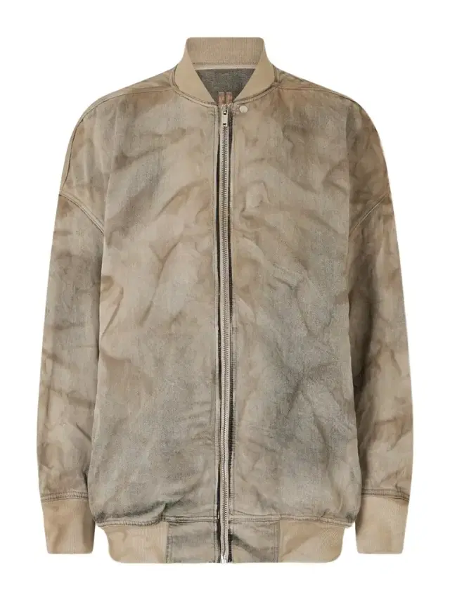 DRKSHDW by Rick Owens Jumbo Oversized Stone-Washed Denim Bomber Jacket - Men