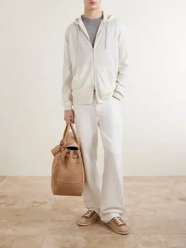 Brunello Cucinelli Cashmere Zip-Up Hoodie - Men | Thumbnail 2 Brunello Cucinelli Cashmere Zip-Up Hoodie - Men | Thumbnail 2