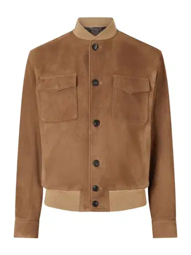 Slowear Suede Bomber Jacket - Men | Thumbnail 1
