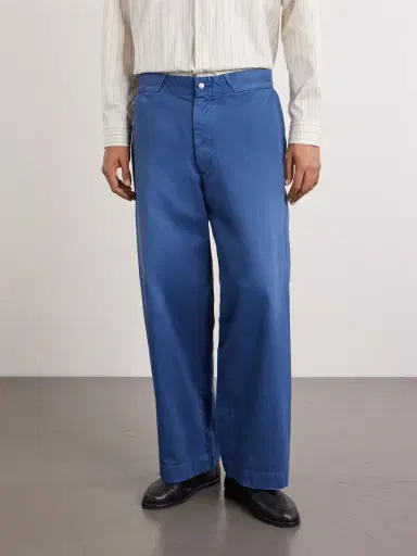A.PRESSE Straight-Leg Cotton-Twill Trousers - Men | Thumbnail 3 A.PRESSE Straight-Leg Cotton-Twill Trousers - Men | Thumbnail 3