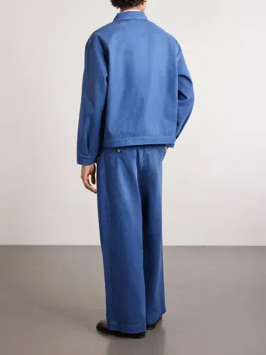 A.PRESSE Straight-Leg Cotton-Twill Trousers - Men | Thumbnail 4 A.PRESSE Straight-Leg Cotton-Twill Trousers - Men | Thumbnail 4