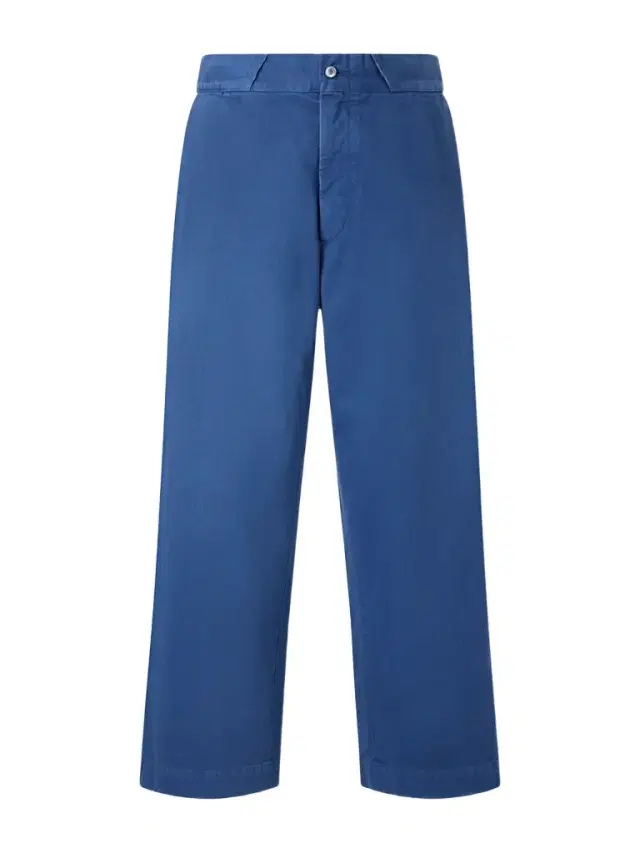 Straight-Leg Cotton-Twill Trousers - Men