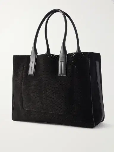 Tom Ford Perforated Suede Tote Bag - Men | Thumbnail 4 Tom Ford Perforated Suede Tote Bag - Men | Thumbnail 4