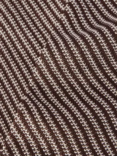 mfpen 6cm Striped Knitted Silk Tie - Men | Thumbnail 4