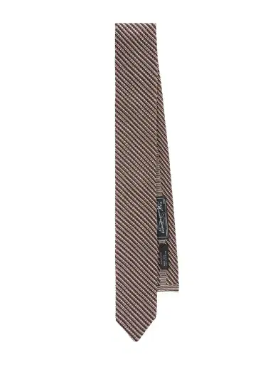 mfpen 6cm Striped Knitted Silk Tie - Men | Thumbnail 1