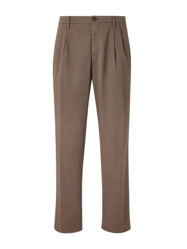 Canali Straight-Leg Pleated Cotton-Blend Gabardine Trousers - Men