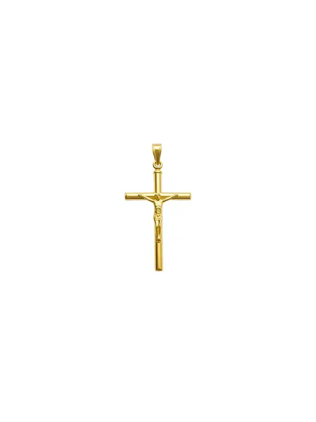 14K Gold Cross Pendant