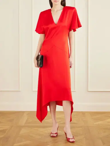Stella McCartney Satin Midi Dress | Thumbnail 2