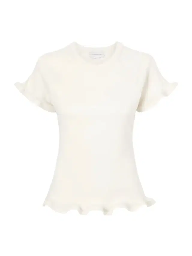 Ruffled Cotton-jersey T-shirt