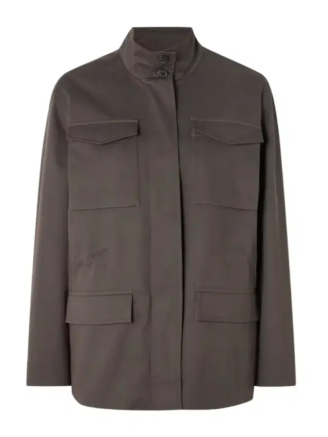 Floriane Stretch Cotton And Cashmere-blend Field Jacket