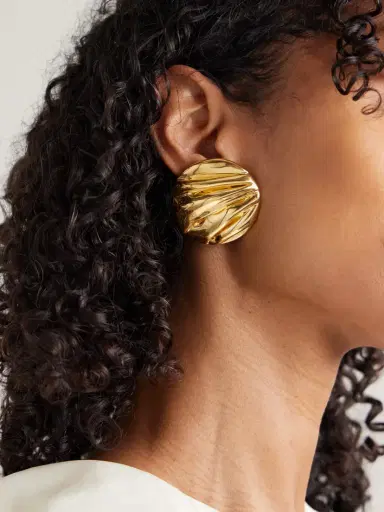 Chloé tone Clip Earrings | Thumbnail 2