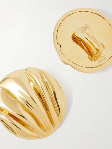 Chloé tone Clip Earrings | Thumbnail 3