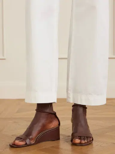 Gianvito Rossi 45 Leather Wedge Sandals | Thumbnail 2