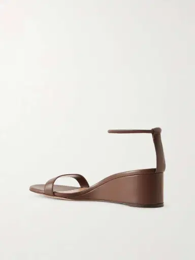 Gianvito Rossi 45 Leather Wedge Sandals | Thumbnail 3