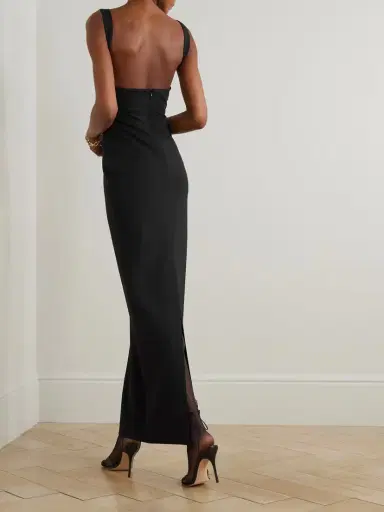 Solace London Joni Stretch-crepe Maxi Dress | Thumbnail 3
