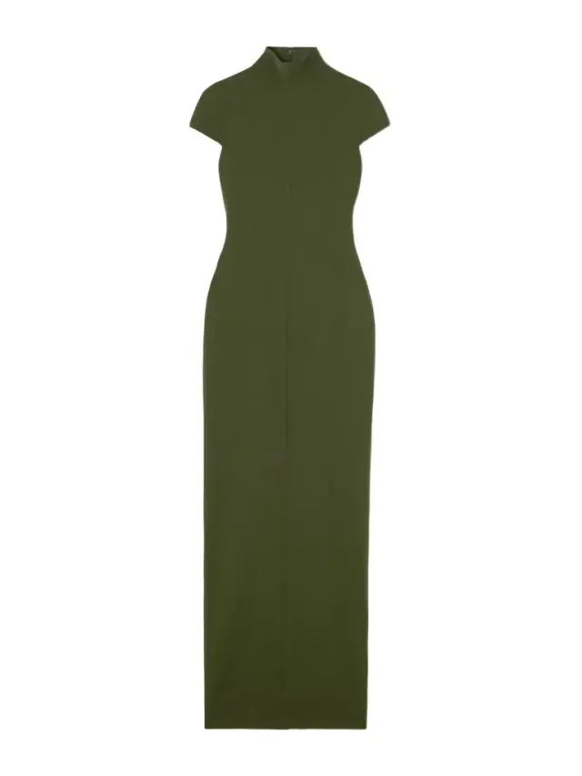 Lang Stretch-crepe Gown