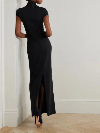 Solace London Lang Stretch-crepe Gown | Thumbnail 3 Solace London Lang Stretch-crepe Gown | Thumbnail 3