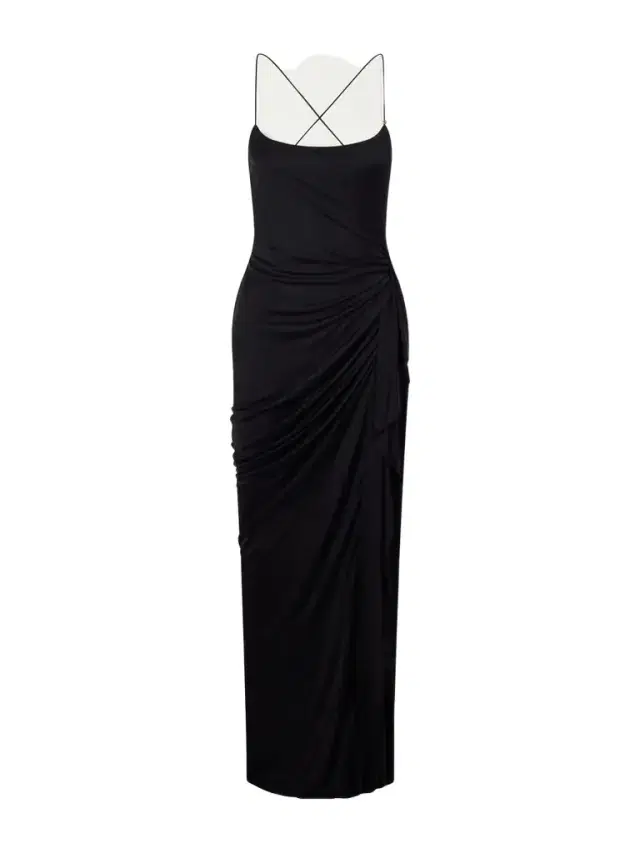 Versace Draped Jersey Gown