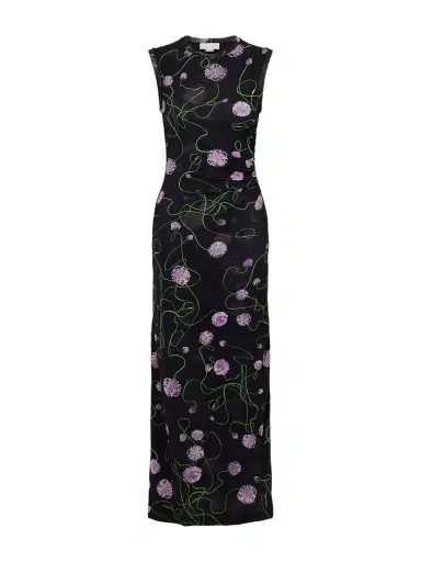 Stella McCartney Floral-print Knitted Midi Dress | Thumbnail 1 Stella McCartney Floral-print Knitted Midi Dress | Thumbnail 1