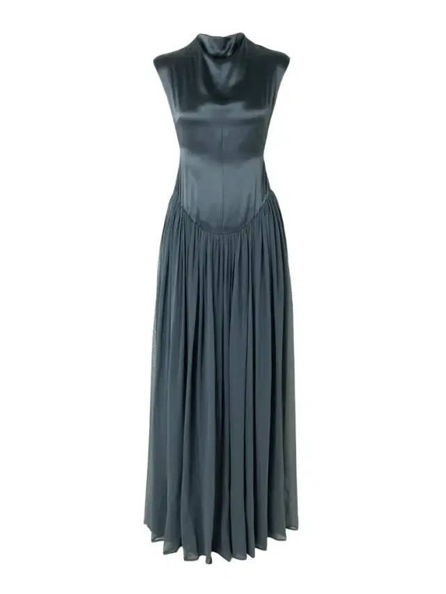 Sabi Gathered Silk-satin And -chiffon Gown
