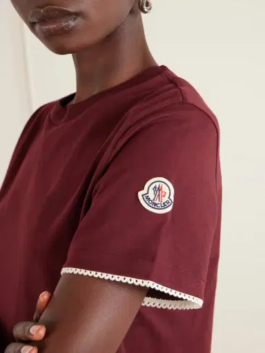 Moncler Logo-appliquéd Cotton-jersey T-shirt | Thumbnail 5 Moncler Logo-appliquéd Cotton-jersey T-shirt | Thumbnail 5