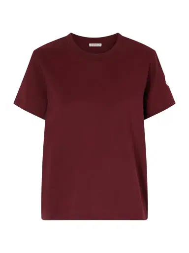 Moncler Logo-appliquéd Cotton-jersey T-shirt | Thumbnail 1 Moncler Logo-appliquéd Cotton-jersey T-shirt | Thumbnail 1