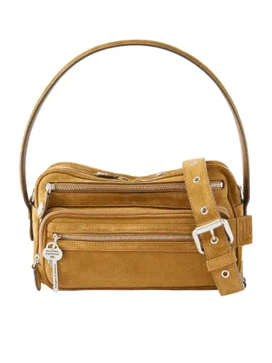 Acne Studios Suede Shoulder Bag | Thumbnail 1 Acne Studios Suede Shoulder Bag | Thumbnail 1