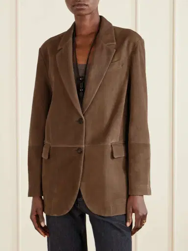 Brunello Cucinelli Suede Blazer | Thumbnail 3 Brunello Cucinelli Suede Blazer | Thumbnail 3