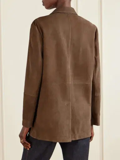 Brunello Cucinelli Suede Blazer | Thumbnail 4 Brunello Cucinelli Suede Blazer | Thumbnail 4