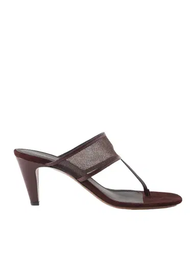 NEOUS Vena 65 Leather-trimmed Mesh Sandals | Thumbnail 1