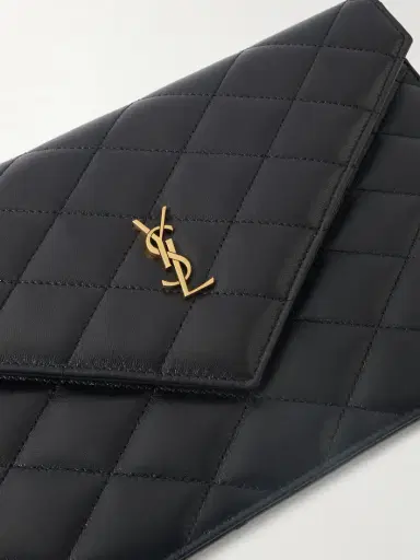 Saint Laurent Paris Matelassé Leather Pouch | Thumbnail 5 Saint Laurent Paris Matelassé Leather Pouch | Thumbnail 5
