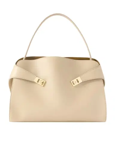 Ferragamo Hug Medium Leather Tote | Thumbnail 1 Ferragamo Hug Medium Leather Tote | Thumbnail 1