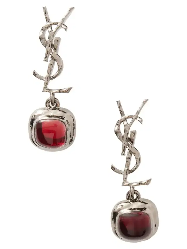 Cassandre Pampille Silver-tone And Resin Earrings