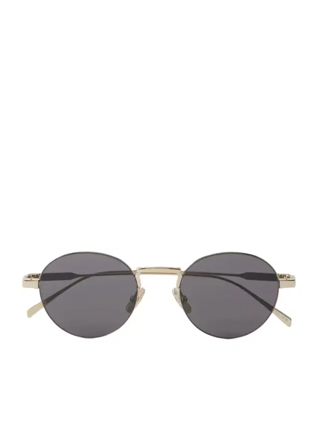Oro Round-frame Gold-tone Sunglasses