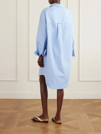 AMI PARIS Embossed Cotton-poplin Shirt Dress | Thumbnail 3 AMI PARIS Embossed Cotton-poplin Shirt Dress | Thumbnail 3