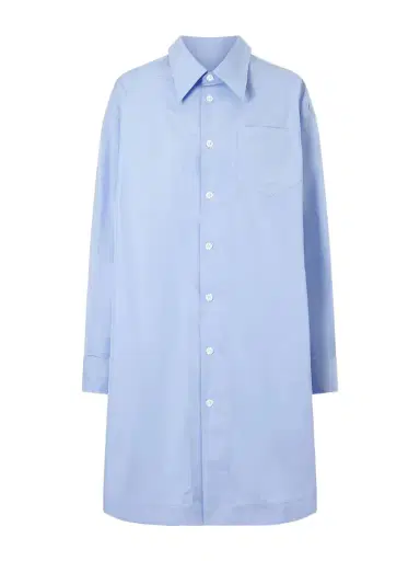 AMI PARIS Embossed Cotton-poplin Shirt Dress | Thumbnail 1 AMI PARIS Embossed Cotton-poplin Shirt Dress | Thumbnail 1