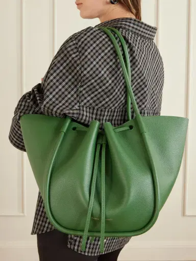 Proenza Schouler Large Ruched Textured-leather Tote | Thumbnail 2 Proenza Schouler Large Ruched Textured-leather Tote | Thumbnail 2