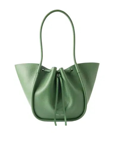 Proenza Schouler Large Ruched Textured-leather Tote | Thumbnail 1 Proenza Schouler Large Ruched Textured-leather Tote | Thumbnail 1